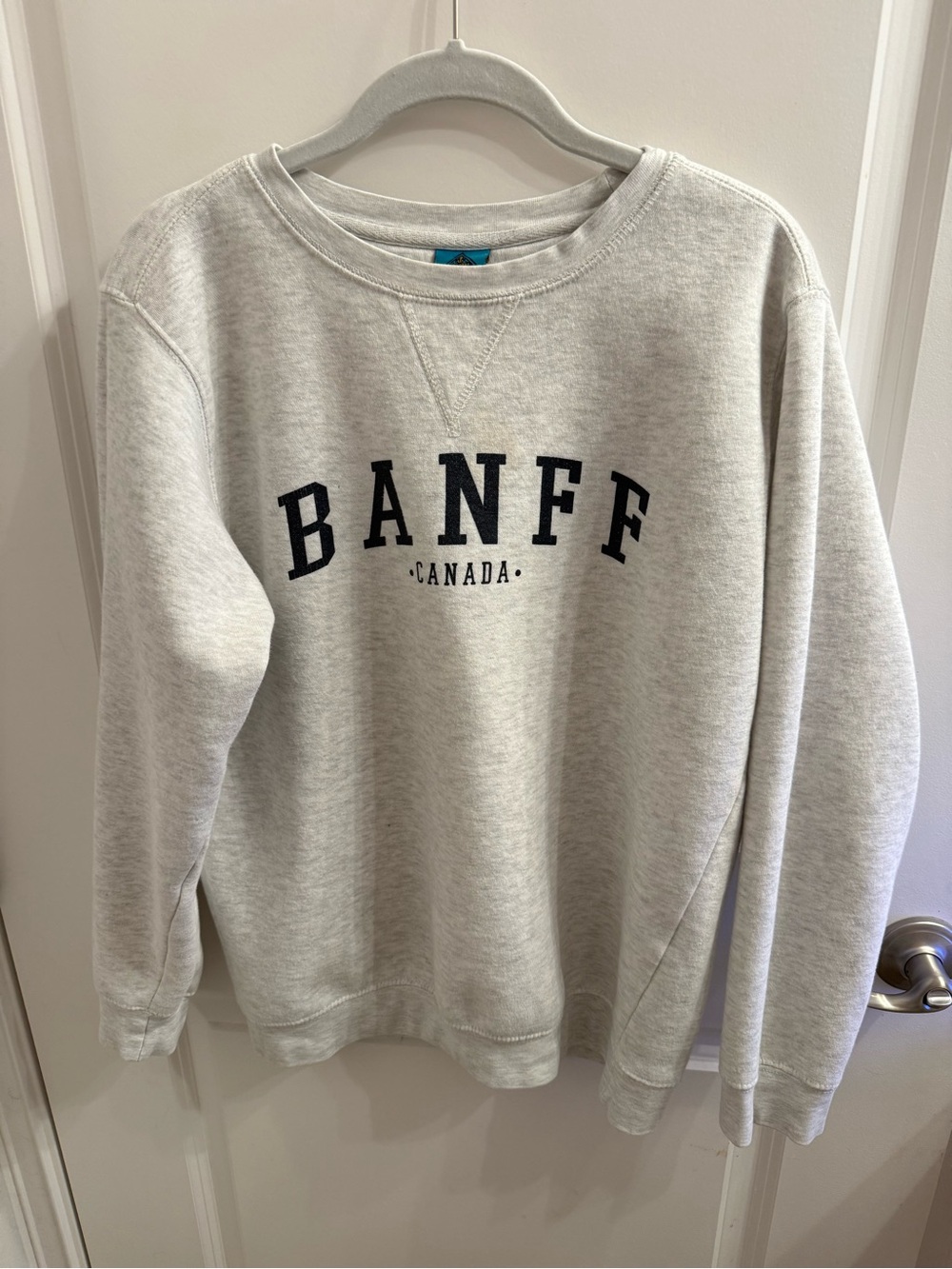 Canada Logo Crewneck Sweater - Light Gray